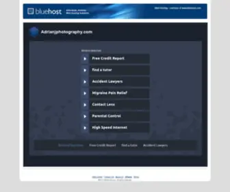 AdrianjPhotography.com(Welcome) Screenshot
