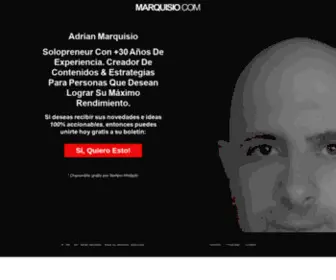 Adrianmarquisio.com(Marketing & Negocios Por Internet) Screenshot