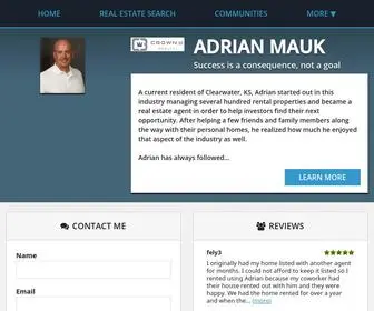 Adrianmaukhomes.com(Real Estate in and around Wichita) Screenshot