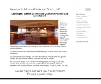 Adrianograniteandquartz.com(Adriano Granite & Quartz LLC) Screenshot