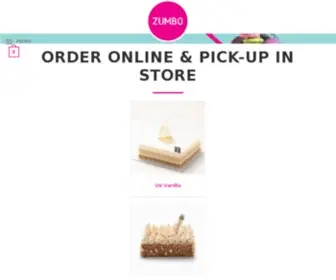 Adrianozumbo.com(Zumbo Patisserie) Screenshot