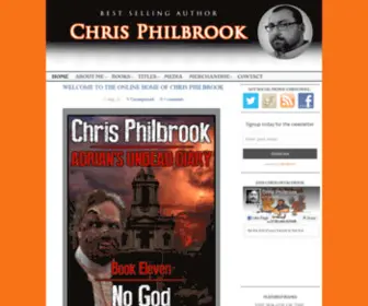 Adriansundeaddiary.com(Chris Philbrook Author) Screenshot