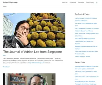 Adrianvideoimage.com(Journal of Adrian Lee) Screenshot