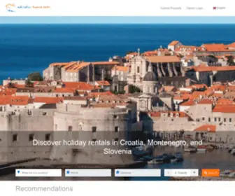 Adriatic-Home.com(Search Accommodation) Screenshot