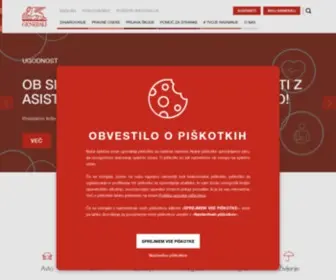 Adriatic-Slovenica.si(GENERALI zavarovalnica d) Screenshot