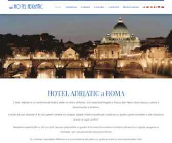 Adriatichotel.com(Hotel Adriatic Roma) Screenshot