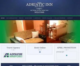 Adriatikinn.mk(Adriatic inn) Screenshot