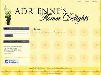 Adrienne.com(Adrienne's Flower Delights) Screenshot