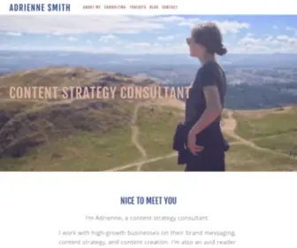 Adrienneksmith.com(Adrienne Smith) Screenshot