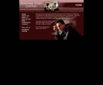 Adriennestern.com(Adrienne Stern Casting) Screenshot