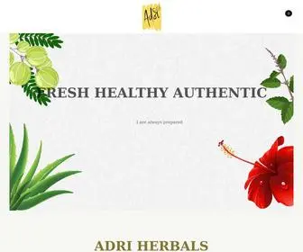 Adriherbals.com(Authentic Kerala herbal hair products for faster hair growth) Screenshot