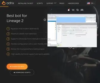 Adrix.pro(Adrenaline Бот для Lineage 2) Screenshot