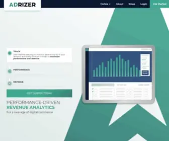 Adrizer.com(Performance driven revenue analytics) Screenshot