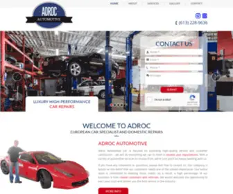 Adrocautomotive.com(JQuery Responsive Carousel) Screenshot