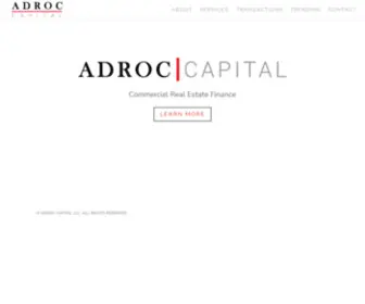 Adroccap.com(ADROC Capital) Screenshot