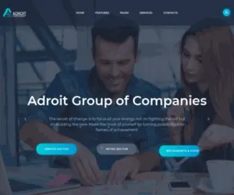 Adroit-Group.ae(Group Of Companies) Screenshot