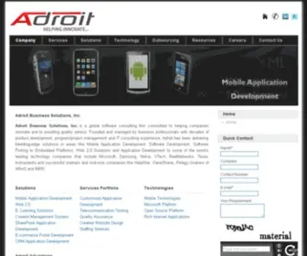 Adroit-INC.com(Helping Innovate) Screenshot