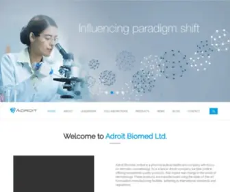 Adroitbiomed.com(Adroit Biomed) Screenshot