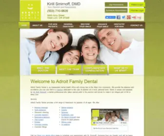 Adroitdental.com(Sesame Communications) Screenshot