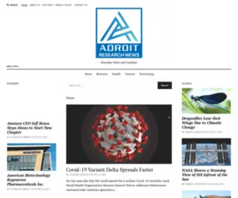 Adroitresearchnews.com(Adroit Research News) Screenshot