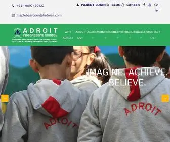 Adroitschooldoon.com(Adroit Progressive School) Screenshot