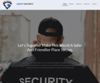 Adroitsecurity.ca(Adroit Security) Screenshot