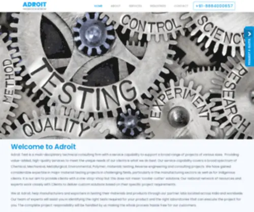 Adroittest.com(Adroit Test) Screenshot