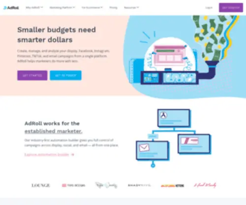 Adroll.com(Digital Marketing & Growth Marketing Platform) Screenshot