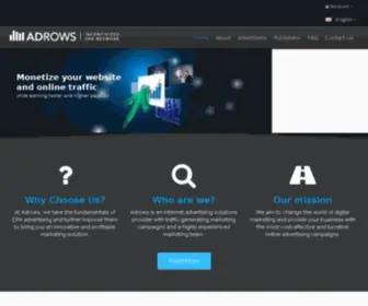 Adrows.com(Adrows Incentivized CPA Network) Screenshot