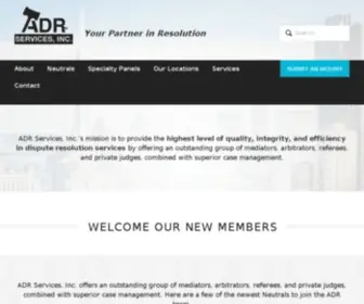 Adrservices.com(ADR Services) Screenshot