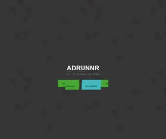 Adrunnr.com(Contact us) Screenshot