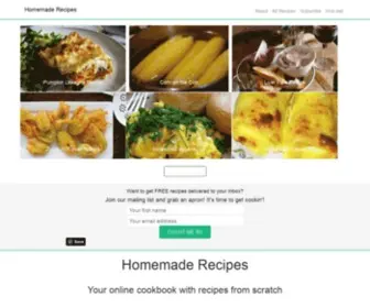Adryblog.net(Homemade recipes from scratch) Screenshot