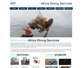 ADS-Diving.com(Diving Services) Screenshot