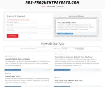 ADS-Frequentpaydays.com(ADS Frequentpaydays) Screenshot