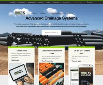 ADS-Pipe.com(Advanced Drainage Systems) Screenshot