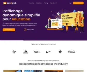 ADS2Grid.com(Digital Signage Made Easy) Screenshot