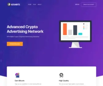 ADS4Bits.net(Advanced Crypto Advertising Network) Screenshot