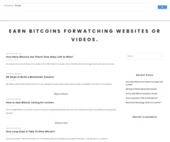 ADS4BTC.com(Earn Bitcoins forwatching websites or videos) Screenshot