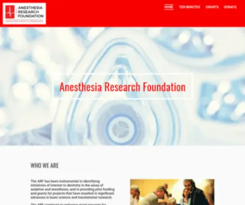 Adsa-ARF.org(Anesthesia Research Foundation) Screenshot