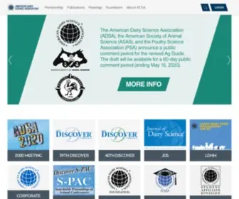 Adsa.org(The American Dairy Science Association) Screenshot