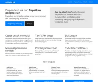 Adsafelink.com(Ad Safelink) Screenshot