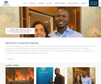 Adsafrica.com.au(Australia Awards Africa) Screenshot