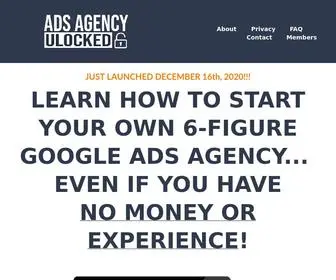 Adsagencyunlocked.com(Ads Agency Unlocked) Screenshot