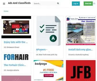 Adsandclassifieds.com(Ads And Classifieds) Screenshot