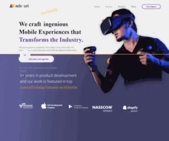 Adsandurl.com(Web, Mobile App Development & Digital Marketing Company) Screenshot