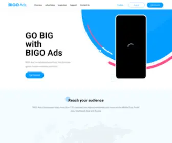 Adsbigo.com(BIGO Ads) Screenshot