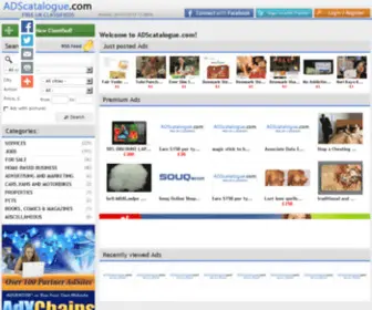 Adscatalogue.com(Free UK Classifieds) Screenshot