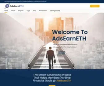 Adsearneth.com(AdsEarnETH) Screenshot