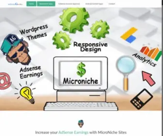 Adsensegorilla.com(Increase your AdSense Earnings with Micro Niche Sites) Screenshot