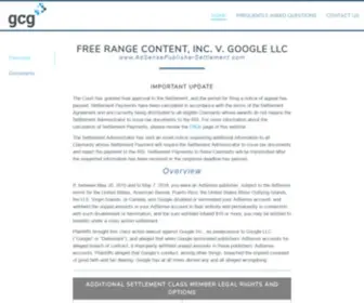Adsensepublishersettlement.com(Free Range Content) Screenshot